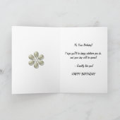 75誕生日金蝶 カード (内部)