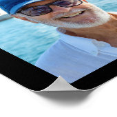 75誕生日14フォトコラージュ応援～75歳 ポスター (角)