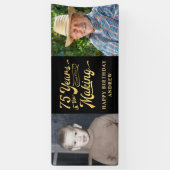 75誕生日2写真75年の制作過程 横断幕 (縦)