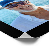 75誕生日39フォトコラージュ応援~75歳 ポスター (角)