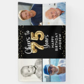 75誕生日4応援～75年紙吹雪 横断幕 (縦)