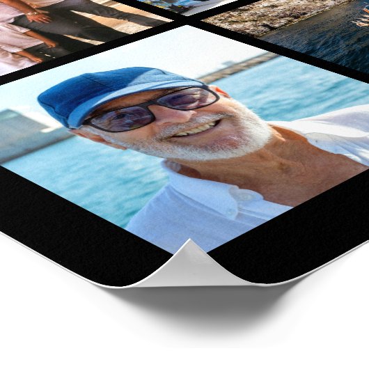 75誕生日48枚の写真75年の制作過程 ポスター (角)