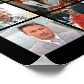 75誕生日55フォトコラージュ応援～75歳 ポスター (角)