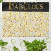 75誕生日 キッチンタオル (折り畳み)