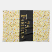 75誕生日 キッチンタオル (横)