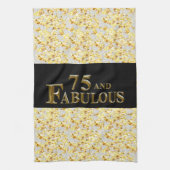 75誕生日 キッチンタオル (縦)