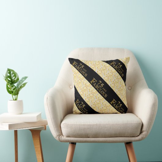 75誕生日 クッション (椅子)