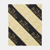 75誕生日 フリースブランケット (正面)