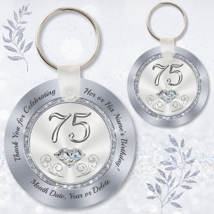 75誕生日、75ダイヤモンドの恩恵を受けて キーホルダー
