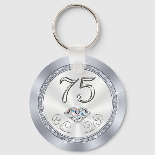 75誕生日、75ダイヤモンドの恩恵を受けて キーホルダー (裏面)