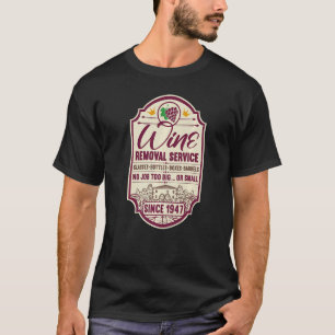 75誕生日IラベルワインデカンターIワインリムーバル Tシャツ