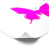 75賛美番目の誕生日フローラデザイン ポスター (コーナー)