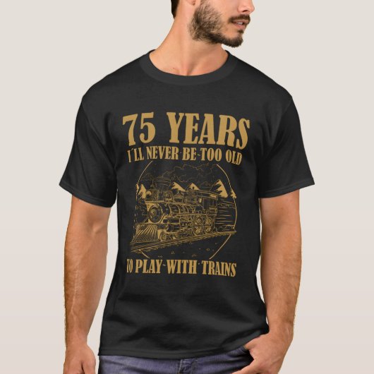 75鉄道蒸気列車75日 Tシャツ (正面)