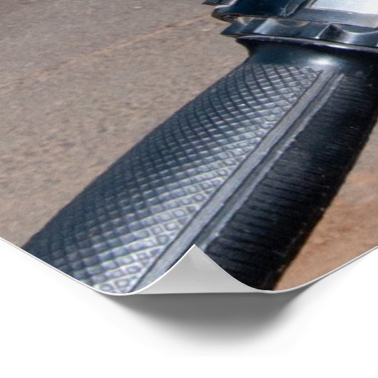 750B-2サイデカファンキール付き自動二輪車 ポスター (角)