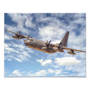 7574-C-130軍隊飛行機 フォトプリント