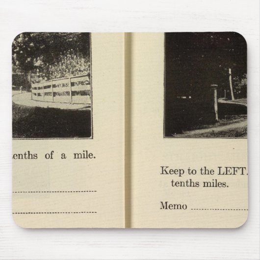 75861ラインベックアッパーレッドフックブルーストア マウスパッド (正面)