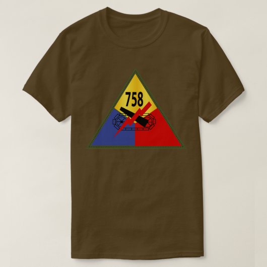 758th戦車大隊SSI Tシャツ (デザイン正面)