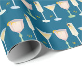 75 フランスのMartiniビット古いシグネチャーカクテル ラッピングペーパー (ロールコーナー)