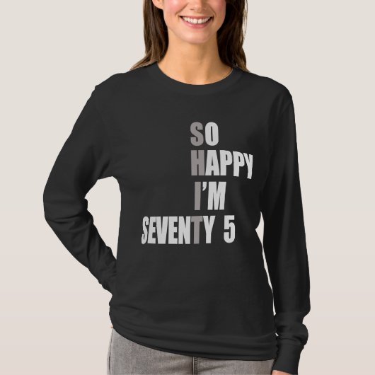 75 75誕生日 Tシャツ (正面)