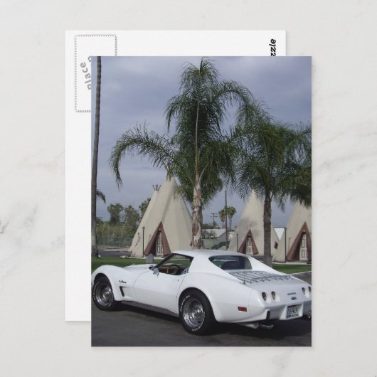 75 Corvette ポストカード (正面/裏面)