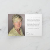 75 & Fabulous Orchid Photo Birthday Greeting Card カード (内部)