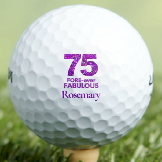 75 FORE-Ever Fabuous Gift for Mom -フローラスタイル ゴルフボール