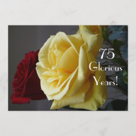 75 GloriousYears! -引用文バラとの誕生日か2 招待状