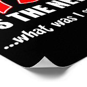 75 Is The New What Was I Saying Funny Joke ポスター (角)