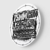 75 mmガンT22大時計アクリル壁時計 ラージ壁時計 (傾斜)