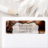 .75"x2.25インチビジネス住所 シールカウボーイブーツバー ラベル (インサイチュ)