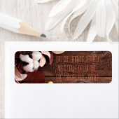 .75"x2.25インチビジネス住所 シールコットンブランチ ラベル (インサイチュ)