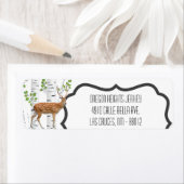 .75"x2.25インチビジネス住所 シールディアドードバックウォー ラベル (インサイチュ)