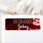 .75"x2.25インチビジネス製品ラベルラベルブラッドスプラット ラベル (インサイチュ)