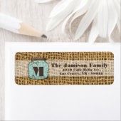 .75"x2.25インチ差出人住所メイスンジャーブラップ国 ラベル (インサイチュ)