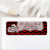 .75"x2.25インチ差出人住所ラベルスカルバラゴシック ラベル (インサイチュ)