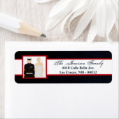 .75"x2.25インチ差出人住所ラベルマリンユニフォーム ラベル (インサイチュ)