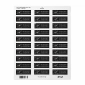 .75"x2.25インチ差出人住所ラベルモダンChalkboard ラベル (フルシート)