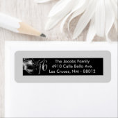 .75"x2.25インチ差出人住所ラベル甘い16シルバー ラベル (インサイチュ)