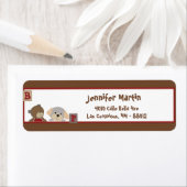 .75"x2.25インチ差出人住所ラベルCocaloボタン ラベル (インサイチュ)