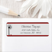 .75" x 2.25インチDandelionの差出人住所レディーバグ ラベル (インサイチュ)