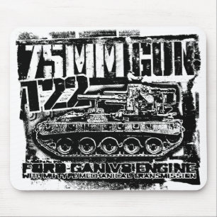 75mmガンT22マウスパッドマウスパッド マウスパッド