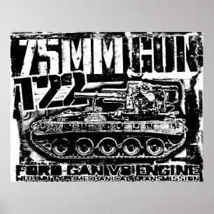 75mm砲T22ポスターポスター ポスター