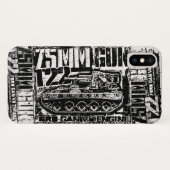 75mm砲T22 Case-Mate iPhoneケース (裏面(横))