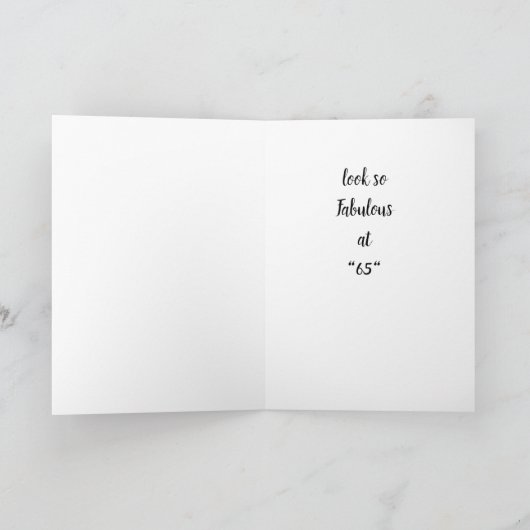 **75thそして常に素晴らしい**!誕生日カード カード (内部)