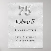 75thバースデーシルバーウェルカム ポスター (正面)