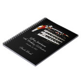 75thバースデーパーティーゲストブック，古代オルガン ノートブック (左側)