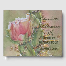 75thピーチサボテンフローラ誕生日メモリ