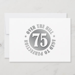 75th誕生日オーバーザヒル カード