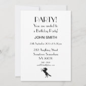 75th誕生日スピリット馬パーティの招待状 招待状 (裏面)