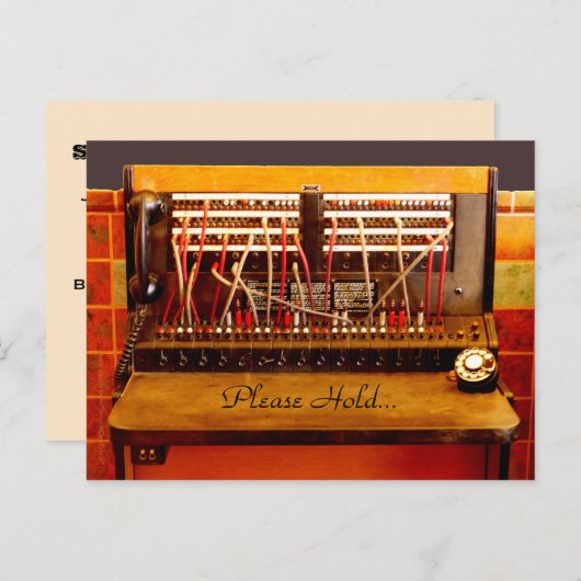 75th誕生日パーティーの招待を保存する 案内ポストカード (正面/裏面)